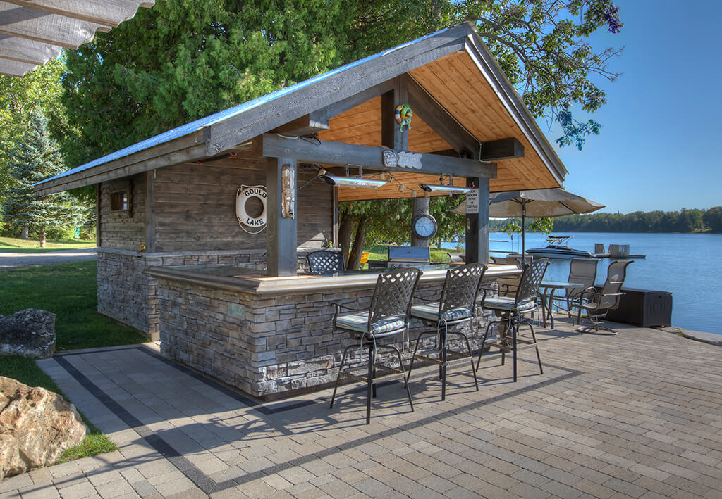 April Feature Project Outdoor Bar, Outdoor Stone Bar